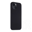 Tactical iPhone 13 mini magforce velvet smoothie szilikon telefonvédő (ütésálló, plüss belső, matt, magsafe) fekete