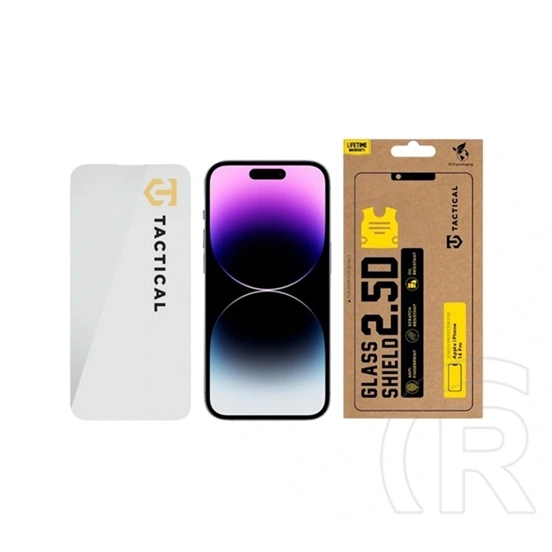 Tactical iPhone 14 Pro glass shield 2.5d képernyővédő üveg (2.5d, 0.33mm, 9h) átlátszó