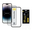 Tactical iPhone 14 Pro impact armour glass képernyővédő üveg (3d, extra karcálló, antibakteriális + segédkeret) átlátszó