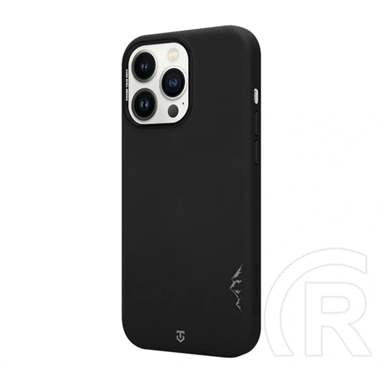 Tactical iPhone 14 Pro magforce velvet smoothie 2.0 szilikon telefonvédő (ütésállóság, matt, magsafe) fekete