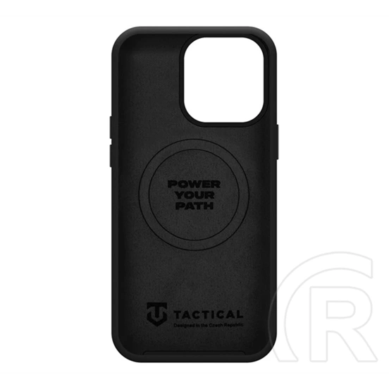Tactical iPhone 14 Pro magforce velvet smoothie 2.0 szilikon telefonvédő (ütésállóság, matt, magsafe) fekete