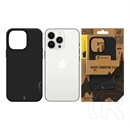 Tactical iPhone 14 Pro magforce velvet smoothie 2.0 szilikon telefonvédő (ütésállóság, matt, magsafe) fekete