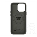 Tactical iPhone 14 Pro magforce velvet smoothie 2.0 szilikon telefonvédő (ütésállóság, matt, magsafe) sötétszürke