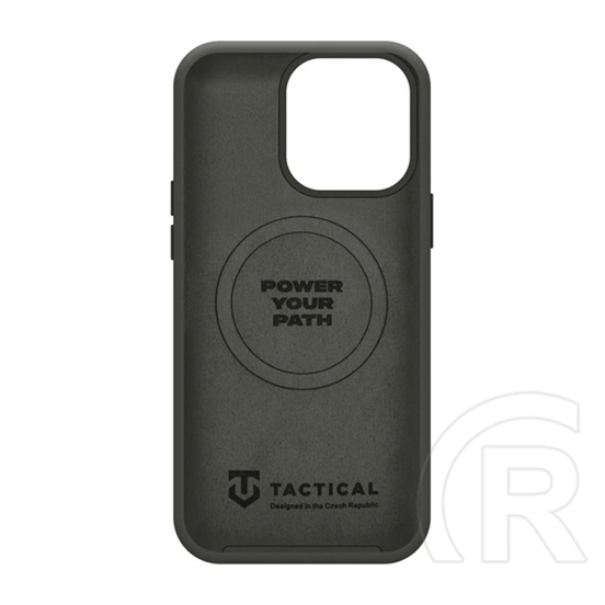 Tactical iPhone 14 Pro magforce velvet smoothie 2.0 szilikon telefonvédő (ütésállóság, matt, magsafe) sötétszürke
