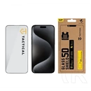 Tactical iPhone 15 Pro Max glass shield 5d képernyővédő üveg (5d, 0.33mm, 9h) fekete