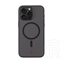 Tactical iPhone 15 Pro Max magforce smoothisfast szilikon védő (ütésálló, mikrofiber plüss belső, matt, magsafe) fekete