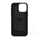 Tactical iPhone 15 Pro Max magforce velvet smoothie 2.0 szilikon telefonvédő (ütésállóság, matt, magsafe) fekete