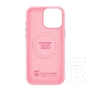 Tactical iPhone 15 Pro Max magforce velvet smoothie 2.0 szilikon telefonvédő (ütésállóság, matt, magsafe) rózsaszín