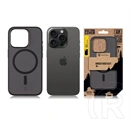 Tactical iPhone 15 Pro magforce smoothisfast szilikon védő (ütésálló, mikrofiber plüss belső, matt, magsafe) fekete