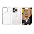 Tactical iPhone 15 Pro magforce szilikon telefonvédő (ütésállóság, magsafe) átlátszó