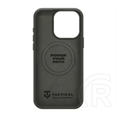 Tactical iPhone 15 Pro magforce velvet smoothie 2.0 szilikon telefonvédő (ütésállóság, matt, magsafe) sötétszürke