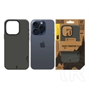 Tactical iPhone 15 Pro magforce velvet smoothie 2.0 szilikon telefonvédő (ütésállóság, matt, magsafe) sötétszürke