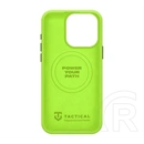 Tactical iPhone 15 Pro magforce velvet smoothie 2.0 szilikon telefonvédő (ütésállóság, matt, magsafe) világoszöld