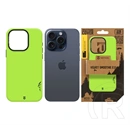 Tactical iPhone 15 Pro magforce velvet smoothie 2.0 szilikon telefonvédő (ütésállóság, matt, magsafe) világoszöld