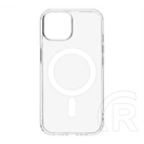 Tactical iPhone 15 magforce szilikon telefonvédő (ütésállóság, magsafe) átlátszó