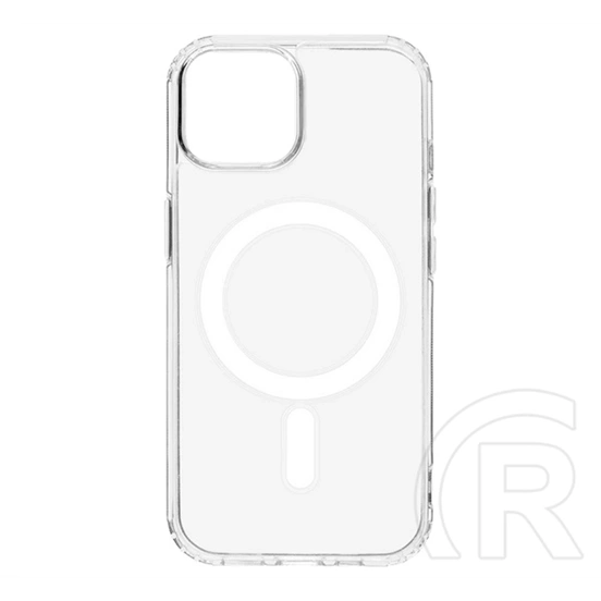 Tactical iPhone 15 magforce szilikon telefonvédő (ütésállóság, magsafe) átlátszó