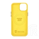 Tactical iPhone 15 magforce velvet smoothie 2.0 szilikon telefonvédő (ütésállóság, matt, magsafe) citromsárga