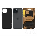 Tactical iPhone 15 magforce velvet smoothie 2.0 szilikon telefonvédő (ütésállóság, matt, magsafe) fekete