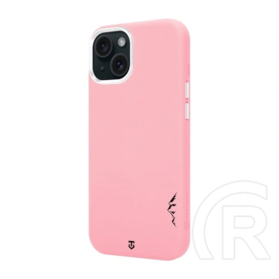 Tactical iPhone 15 magforce velvet smoothie 2.0 szilikon telefonvédő (ütésállóság, matt, magsafe) rózsaszín