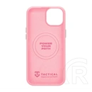 Tactical iPhone 15 magforce velvet smoothie 2.0 szilikon telefonvédő (ütésállóság, matt, magsafe) rózsaszín