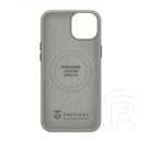 Tactical iPhone 15 magforce velvet smoothie 2.0 szilikon telefonvédő (ütésállóság, matt, magsafe) világosszürke
