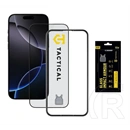 Tactical iPhone 16 Pro Max impact armour glass képernyővédő üveg (3d, extra karcálló, segédkeret) átlátszó