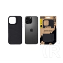 Tactical iPhone 16 Pro Max magforce beaver szilikon védő (plüss belső, matt, magsafe, topográfiai minta) fekete