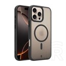 Tactical iPhone 16 Pro Max magforce hypersand szilikon telefonvédő (ütésállóság, átlátszó hátlap, magsafe) fekete