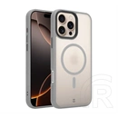 Tactical iPhone 16 Pro Max magforce hypersand szilikon telefonvédő (ütésállóság, átlátszó hátlap, magsafe) világosszürke