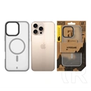 Tactical iPhone 16 Pro Max magforce hypersand szilikon telefonvédő (ütésállóság, átlátszó hátlap, magsafe) világosszürke