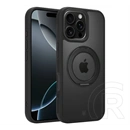 Tactical iPhone 16 Pro Max magforce hyperstand szilikon védő (ütésálló, átlátszó hátlap, magsafe, kitámasztó) fekete