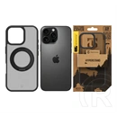 Tactical iPhone 16 Pro Max magforce hyperstand szilikon védő (ütésálló, átlátszó hátlap, magsafe, kitámasztó) fekete