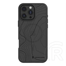 Tactical iPhone 16 Pro Max magforce hyperstealth sika szilikon telefonvédő (ütésálló, magsafe, topográfiai minta) fekete