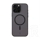 Tactical iPhone 16 Pro Max magforce smoothisfast szilikon védő (ütésálló, mikrofiber plüss belső, matt, magsafe) fekete