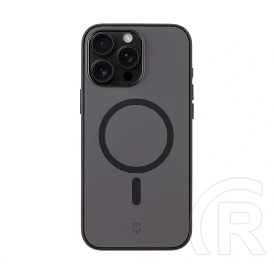 Tactical iPhone 16 Pro Max magforce smoothisfast szilikon védő (ütésálló, mikrofiber plüss belső, matt, magsafe) fekete