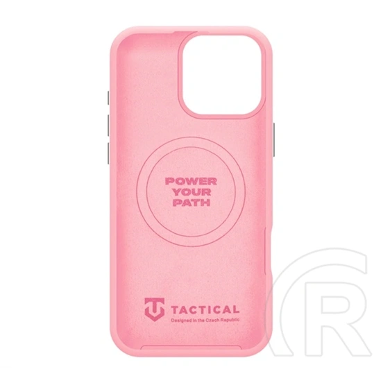 Tactical iPhone 16 Pro Max magforce velvet smoothie 2.0 szilikon telefonvédő (ütésállóság, matt, magsafe) rózsaszín