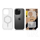 Tactical iPhone 16 Pro magforce hexagon szilikon védő (ütésálló, légpárnás sarok, átlátszó matt hátlap, magsafe) fehér