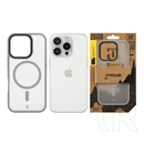 Tactical iPhone 16 Pro magforce hypersand szilikon telefonvédő (ütésállóság, átlátszó hátlap, magsafe) világosszürke
