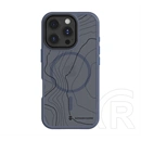 Tactical iPhone 16 Pro magforce hyperstealth sika szilikon telefonvédő (ütésálló, magsafe, topográfiai minta) sötétkék