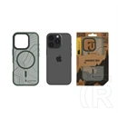 Tactical iPhone 16 Pro magforce hyperstealth sika szilikon telefonvédő (ütésálló, magsafe, topográfiai minta) sötétzöld