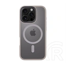 Tactical iPhone 16 Pro magforce hyperstealth szilikon védő (ütésálló, átlátszó matt hátlap, magsafe) világosszürke