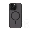 Tactical iPhone 16 Pro magforce smoothisfast szilikon védő (ütésálló, mikrofiber plüss belső, matt, magsafe) fekete