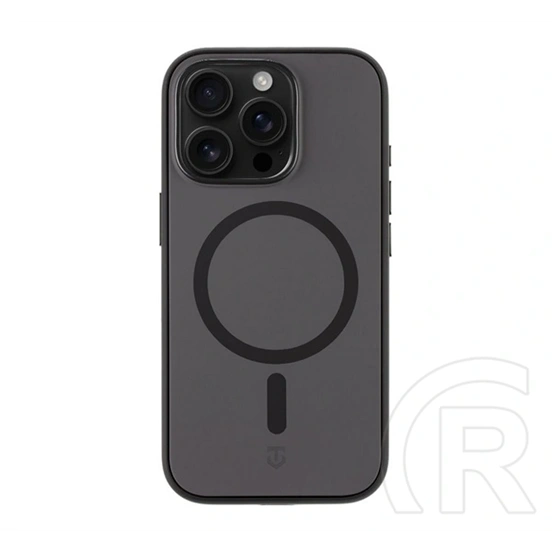 Tactical iPhone 16 Pro magforce smoothisfast szilikon védő (ütésálló, mikrofiber plüss belső, matt, magsafe) fekete