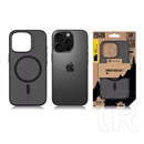 Tactical iPhone 16 Pro magforce smoothisfast szilikon védő (ütésálló, mikrofiber plüss belső, matt, magsafe) fekete