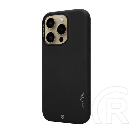 Tactical iPhone 16 Pro magforce velvet smoothie 2.0 szilikon telefonvédő (ütésállóság, matt, magsafe) fekete
