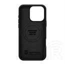 Tactical iPhone 16 Pro magforce velvet smoothie 2.0 szilikon telefonvédő (ütésállóság, matt, magsafe) fekete