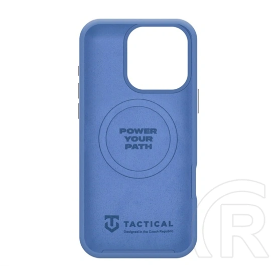 Tactical iPhone 16 Pro magforce velvet smoothie 2.0 szilikon telefonvédő (ütésállóság, matt, magsafe) sötétkék