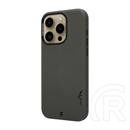 Tactical iPhone 16 Pro magforce velvet smoothie 2.0 szilikon telefonvédő (ütésállóság, matt, magsafe) sötétszürke