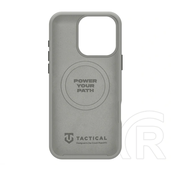 Tactical iPhone 16 Pro magforce velvet smoothie 2.0 szilikon telefonvédő (ütésállóság, matt, magsafe) világosszürke