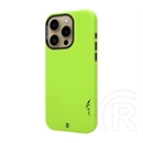 Tactical iPhone 16 Pro magforce velvet smoothie 2.0 szilikon telefonvédő (ütésállóság, matt, magsafe) világoszöld